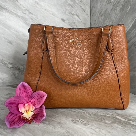 kate spade Handbags - Kate Spade Medium Triple Compt Satchel Brown